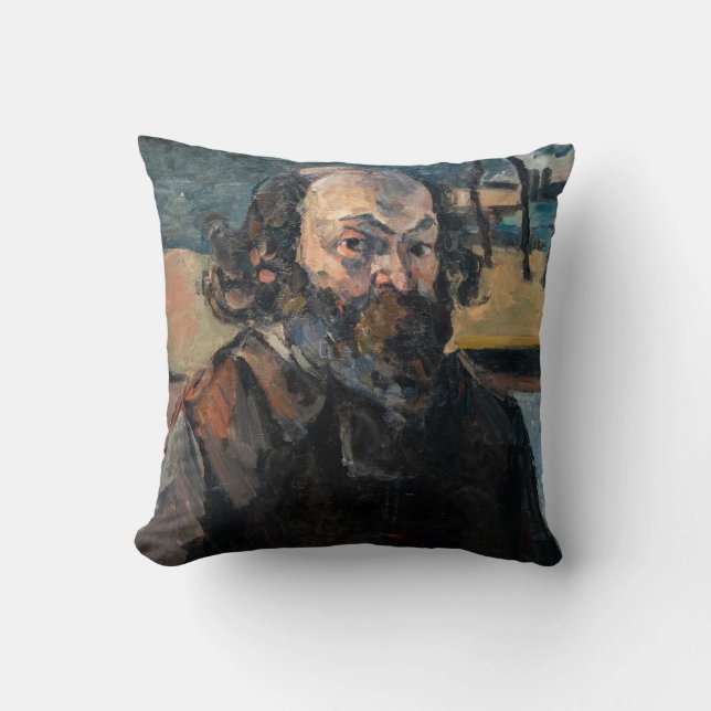 Cojín Decorativo Paul Cezanne - autorretrato (Anverso)