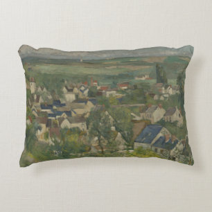 Cojín Decorativo Paul Cezanne - Auvers, vista panorámica