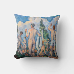 Cojín Decorativo Paul Cezanne - Bañistas