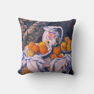 Cojín Decorativo Paul Cezanne - Bodegón con una cortina