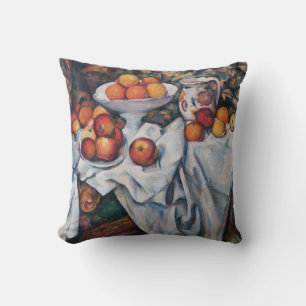 Cojín Decorativo Paul Cezanne - Bodegón, Manzanas y Naranjas