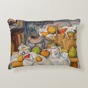 Cojín Decorativo Paul Cezanne - Naturaleza muerta con cesta