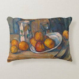 Cojín Decorativo Paul Cezanne - Todavía la vida con jugo de leche y