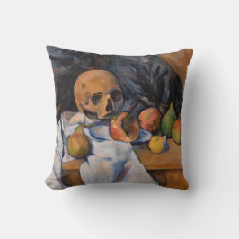 Cojín Decorativo Paul Cezanne - Todavía la vida con Skull
