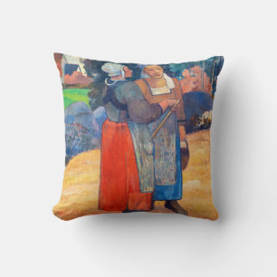 Cojín Decorativo Paul Gauguin - Campesinas bretonas