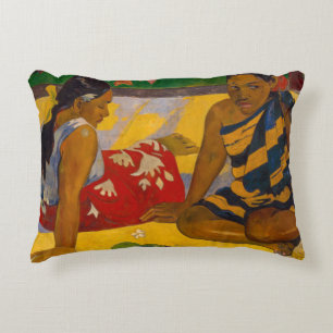 Cojín Decorativo Paul Gauguin - Parau Api / ¿Qué hay de nuevo?