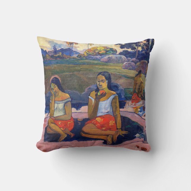Cojín Decorativo Paul Gauguin - Primavera sagrada, dulces sueños (Anverso)