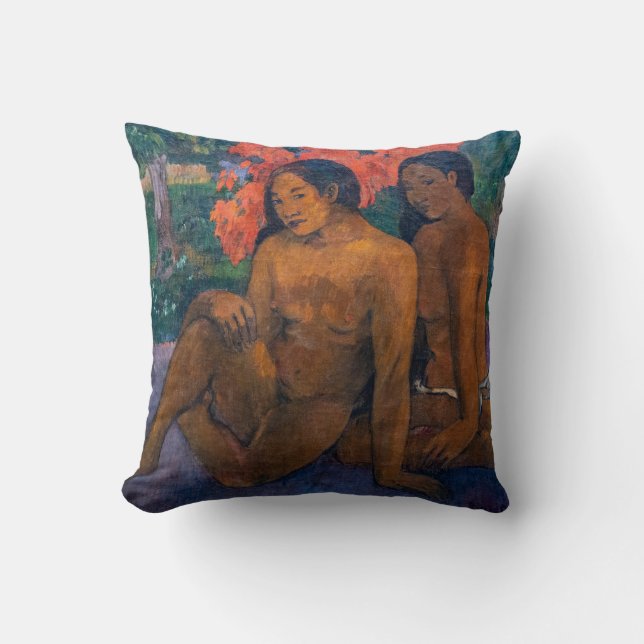 Cojín Decorativo Paul Gauguin - Y el oro de sus cuerpos (Anverso)