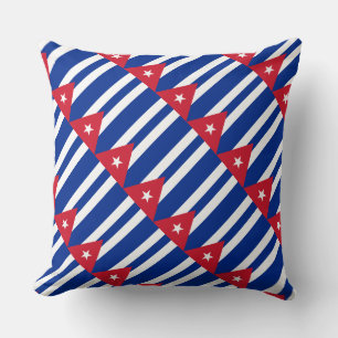 Cojín Decorativo Paul McGehee "Bandera Cubana" Pillow