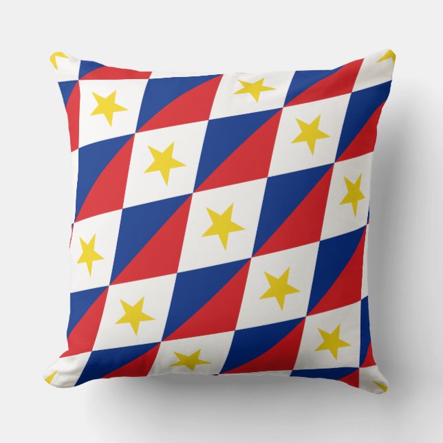 Cojín Decorativo Paul McGehee "Bandera de Saba" Pillow (Anverso)