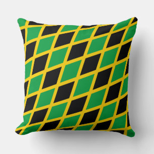 Cojín Decorativo Paul McGehee "Bandera Jamaiquina" Pillow