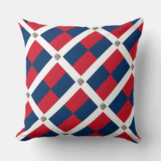 Cojín Decorativo Paul McGehee "Bandera República Dominicana" Pillow