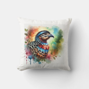 Cojín Decorativo Pava Aburria 110724AREF124 - Watercolor