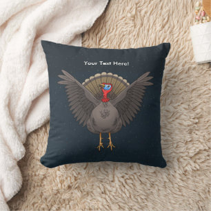 Cojín Decorativo pavo de Acción de Gracias maravilloso
