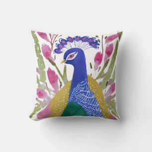 Cojín Decorativo Pavo Real Colorido