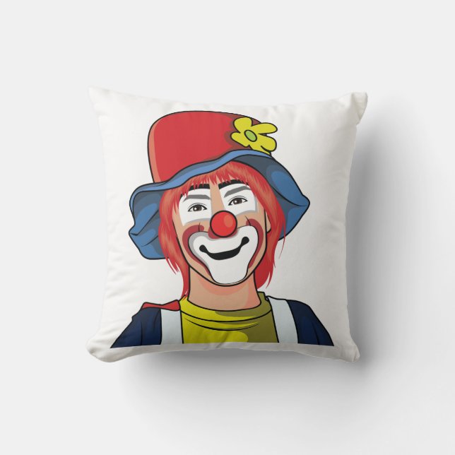 Cojín Decorativo Payaso (Anverso)