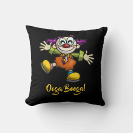 Cojín Decorativo Payaso de dibujos animados Ooga Booga