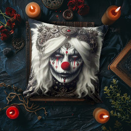 Cojín Decorativo Payaso gótico