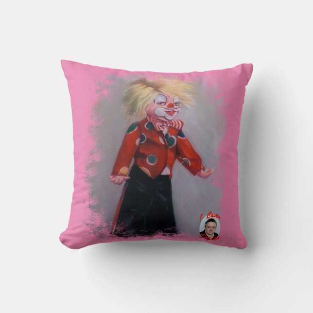 Cojín Decorativo Payaso/Pallaso/Clown (Anverso)