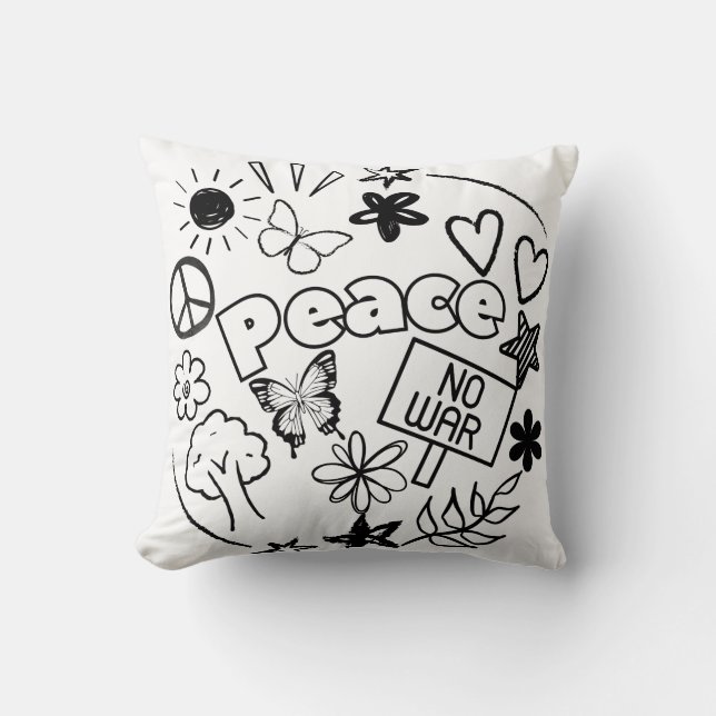 Cojín Decorativo Paz (Anverso)