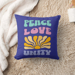 Cojín Decorativo Paz Amor Unidad