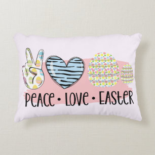 Cojín Decorativo Paz, amor y Pascua