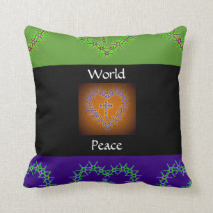 COJÍN DECORATIVO PAZ DE MUNDO
