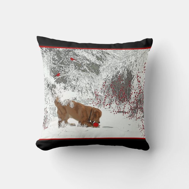 Cojín Decorativo Paz del invierno (Anverso)