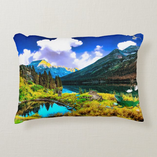 Cojín Decorativo Paz en la Tierra (Anverso)