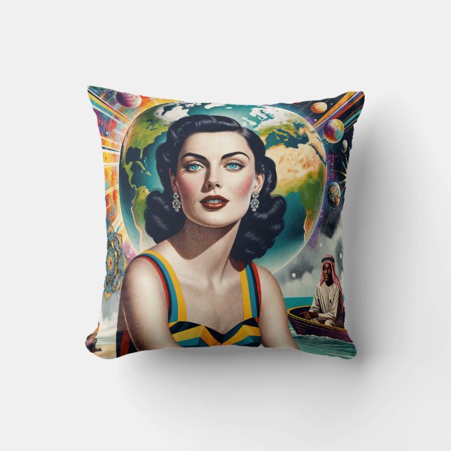 Cojín Decorativo Paz Mundial (Anverso)