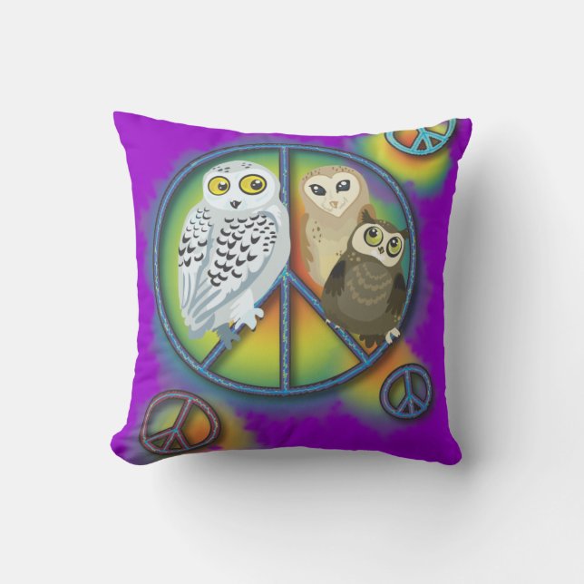 Cojín Decorativo Paz Owl~pillow (Anverso)