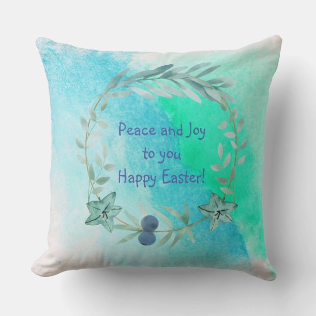 COJÍN DECORATIVO PAZ Y ALEGRÍA (Anverso)