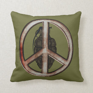 Cojín Decorativo Paz y guerra