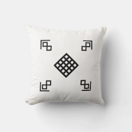 Cojín Decorativo Peaceful Energy | Minimalist Tibetan Pillow Design
