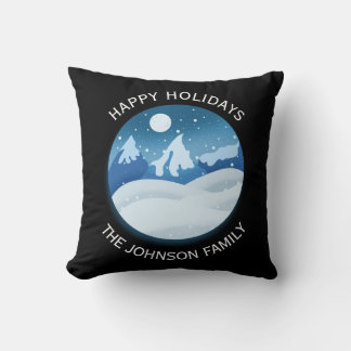 Cojín Decorativo Peaceful Frosted Landscape Custom