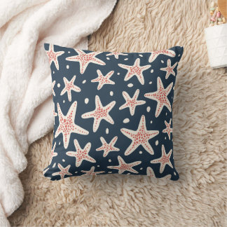 Cojín Decorativo Peach and Ivory Starfish