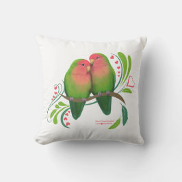 Cojín Decorativo Peach Faced Love Birds