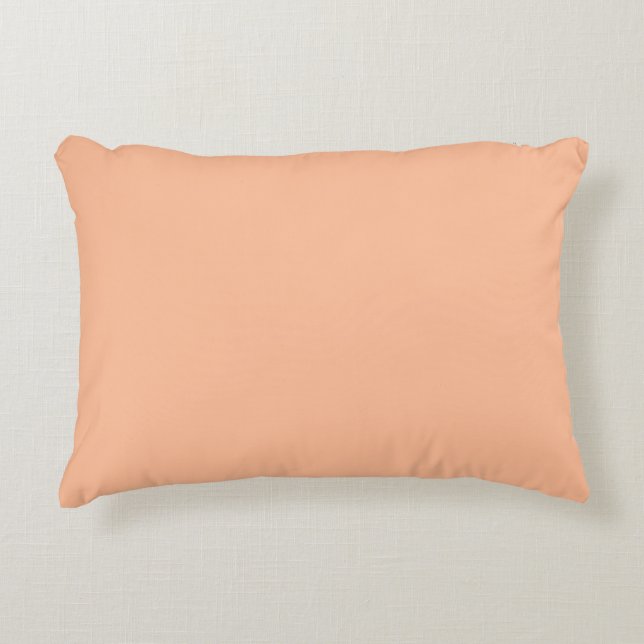 Cojín Decorativo Peach Fuzz Solid (Anverso)