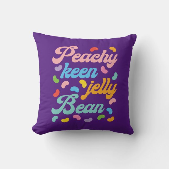 Cojín Decorativo Peachy Keen Jelly Bean (Anverso)