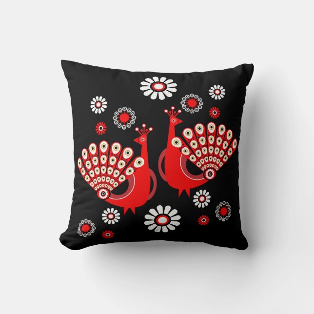 Cojín Decorativo Peacock Art (Anverso)