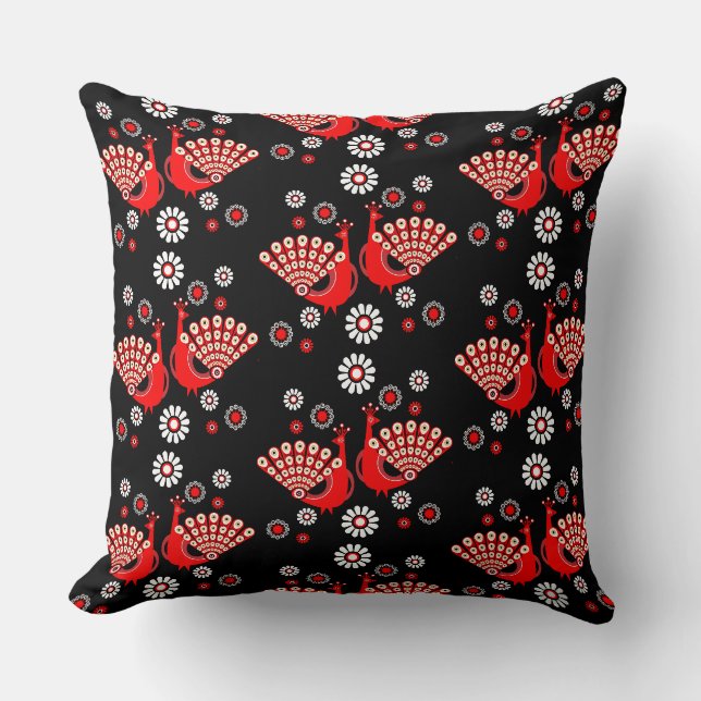 Cojín Decorativo Peacock Art (Anverso)