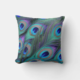 Cojín Decorativo Peacock Feathers