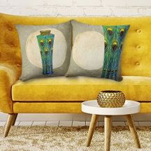 Peacock Feathers Vase Masterpiece De 1900