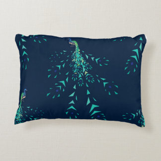 Cojín Decorativo Peacock geometric Pattern