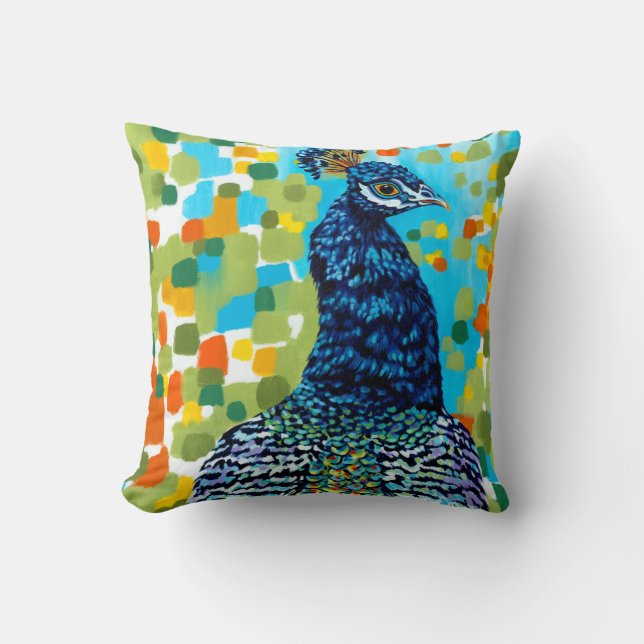 Cojín Decorativo Peacock II (Anverso)