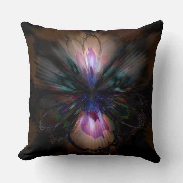 Cojín Decorativo Peacock Iris (Anverso)