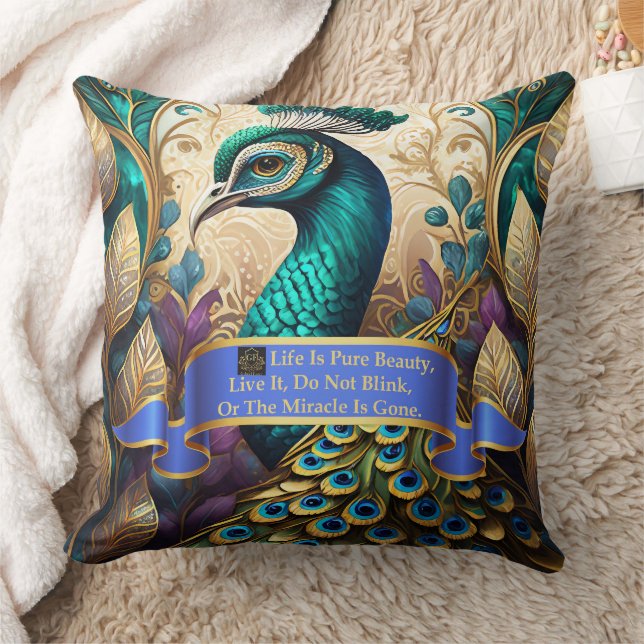 Cojín decorativo Peacock Wonder (Manta)