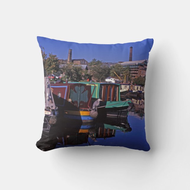 Cojín Decorativo Peak Forest Canal Derbyshire Inglaterra (Anverso)