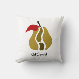 Cojín Decorativo Pear Splitting Art