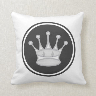 Cojín Decorativo Pedazo de ajedrez blanco de la reina